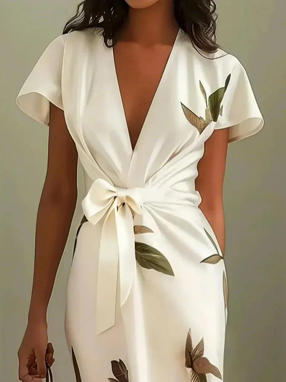 Amelina | Garden Wrap Summer Dress