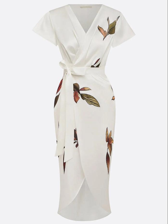 Amelina | Garden Wrap Summer Dress