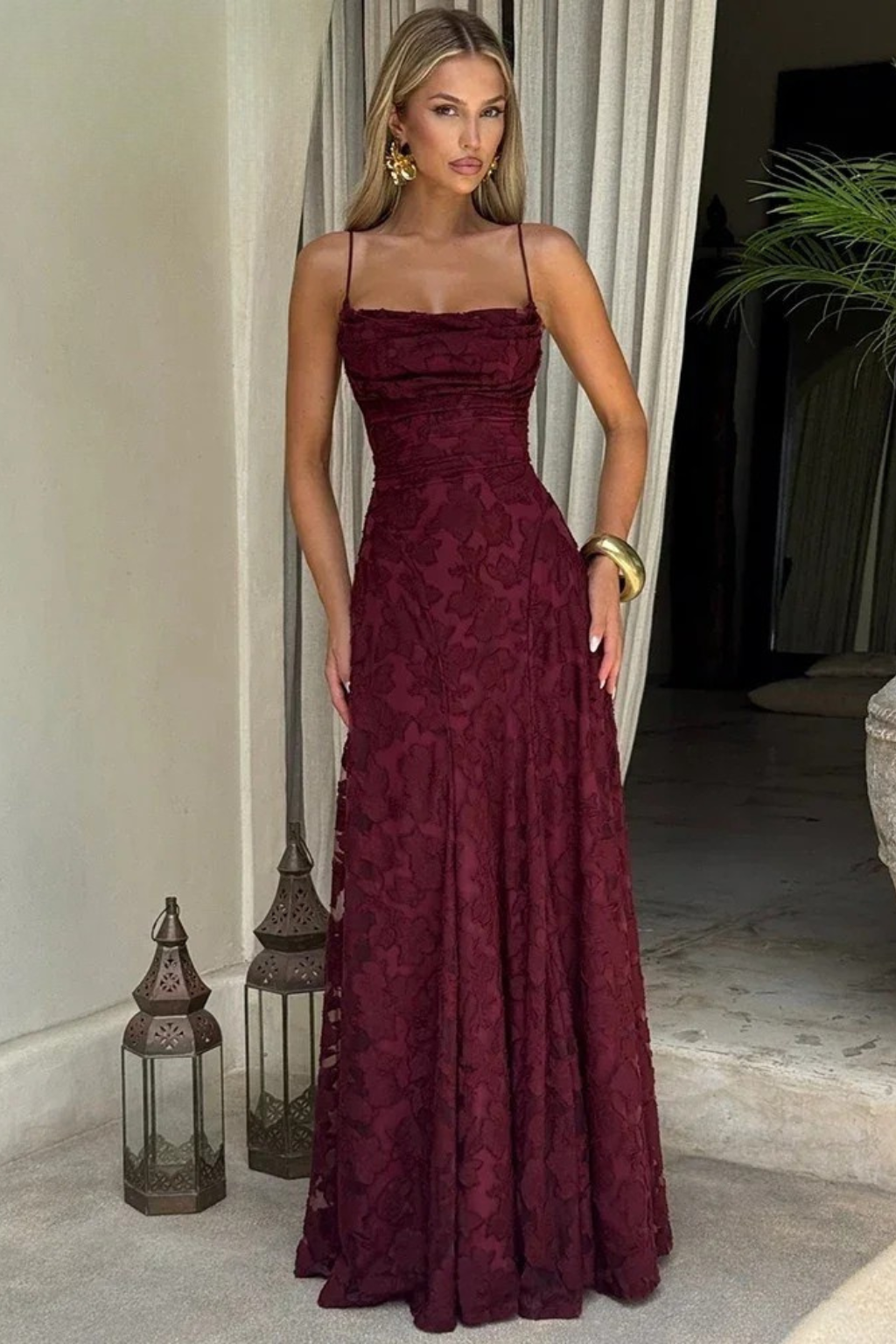 Serena | Floral Grace Maxi Dress