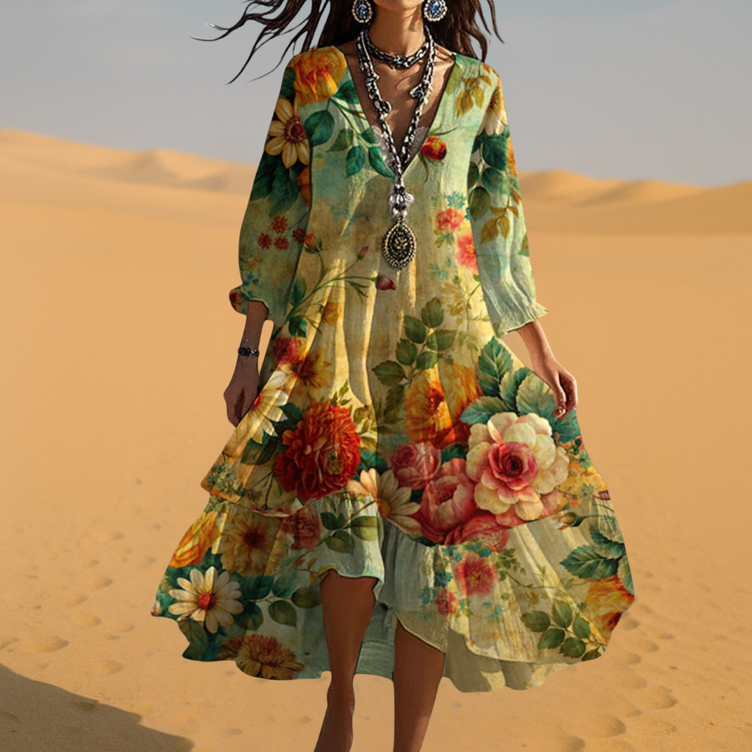 Carmen | Petal Breeze Summer Dress