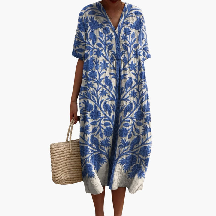 Livia | Sunlit Garden Floral Dress