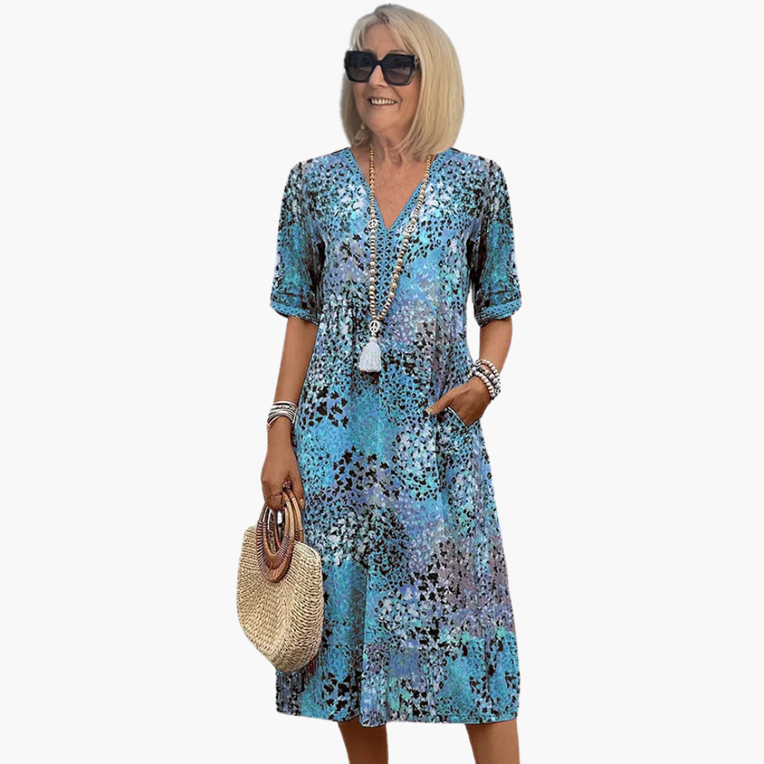 Elira | Soft Meadow Floral Dress