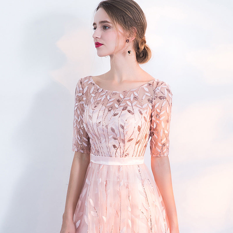 Lucia | Blush Aura Summer Dress