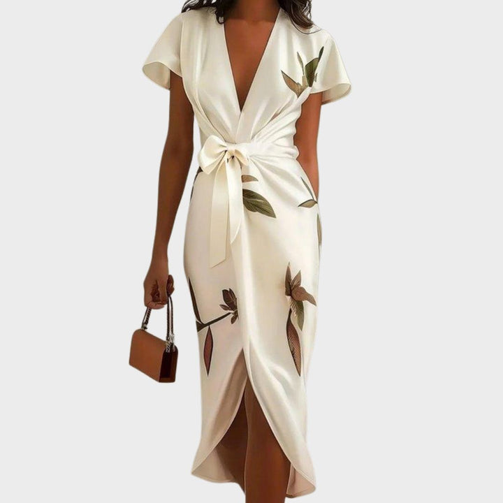 Amelina | Garden Wrap Summer Dress