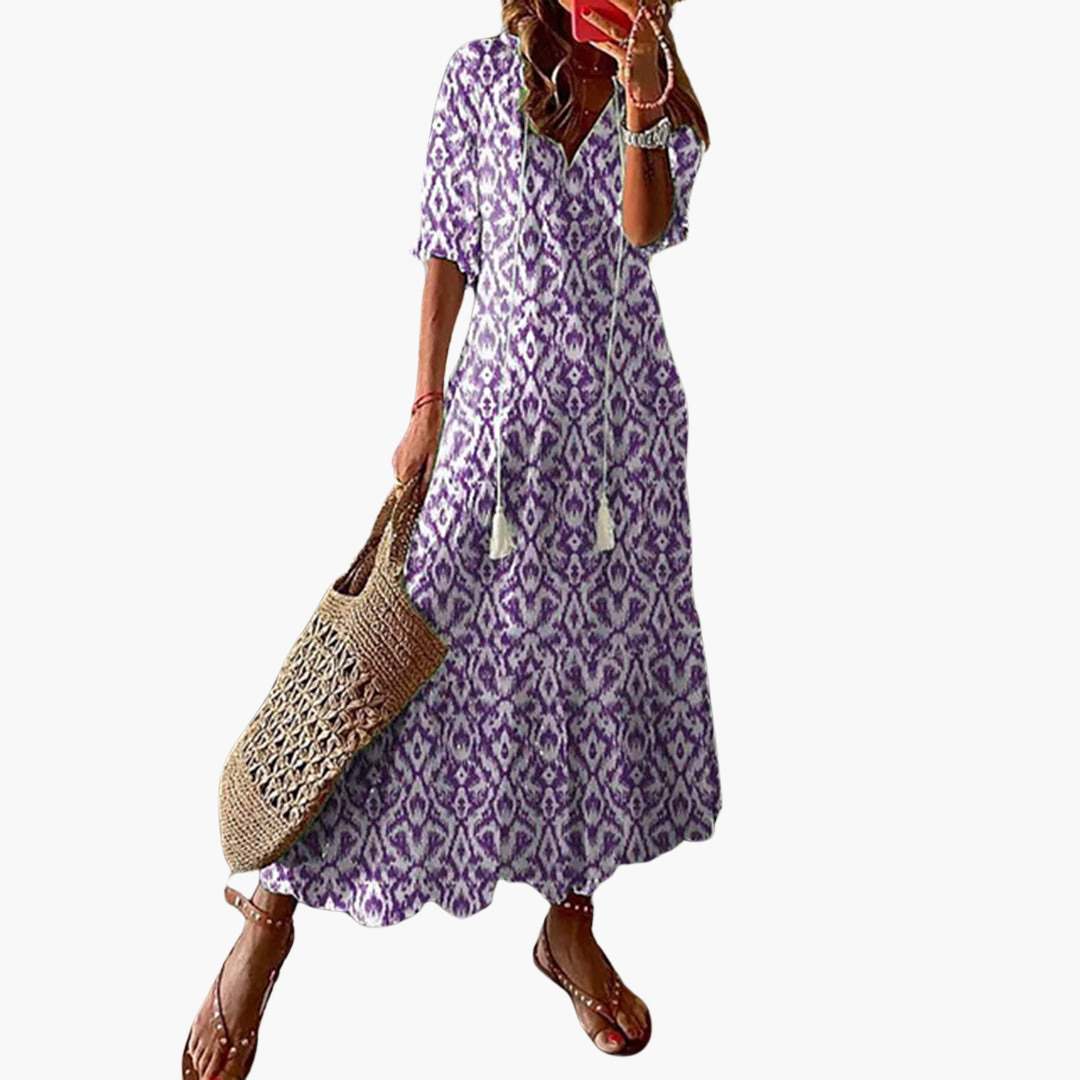 Soraya | Sunset Drift Maxi Dress