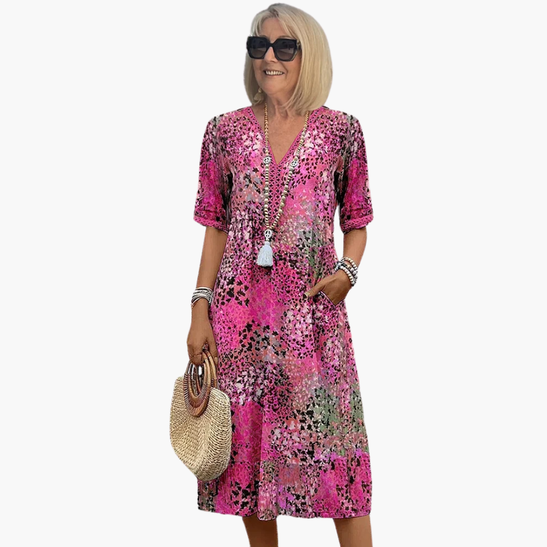 Elira | Soft Meadow Floral Dress