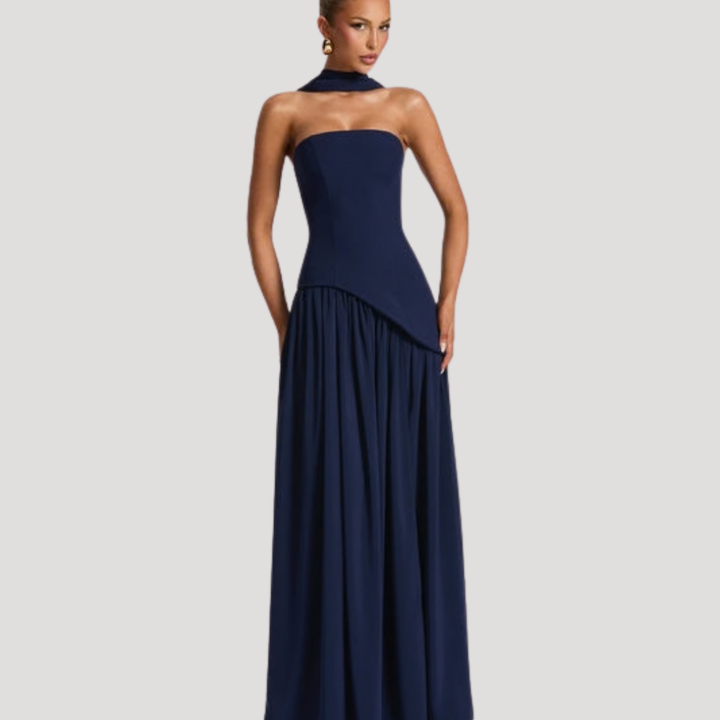 Aurelia | Sculpted Grace Maxi Dress