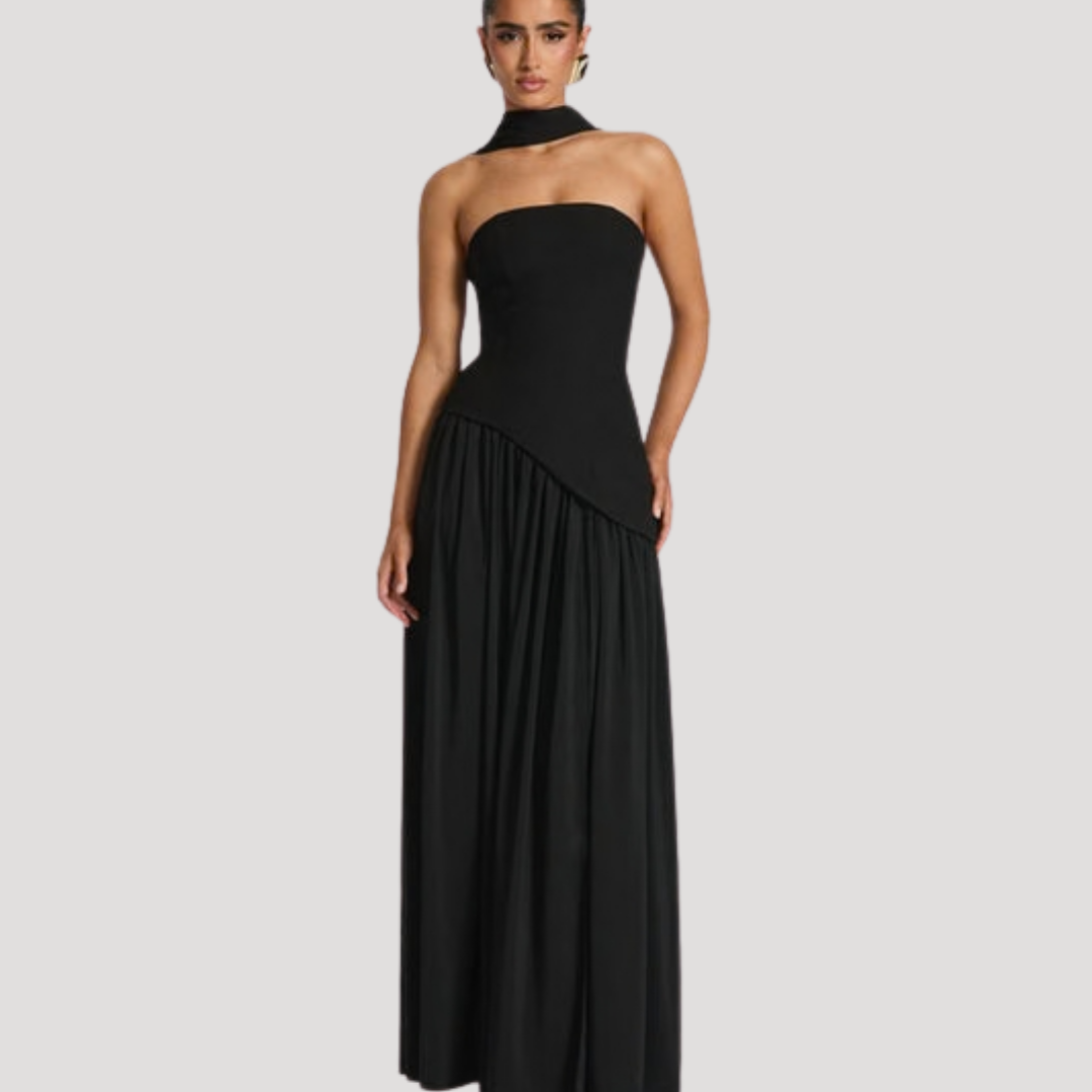 Aurelia | Sculpted Grace Maxi Dress