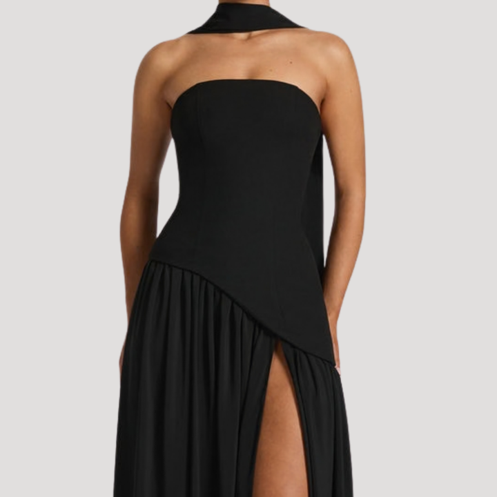 Aurelia | Sculpted Grace Maxi Dress