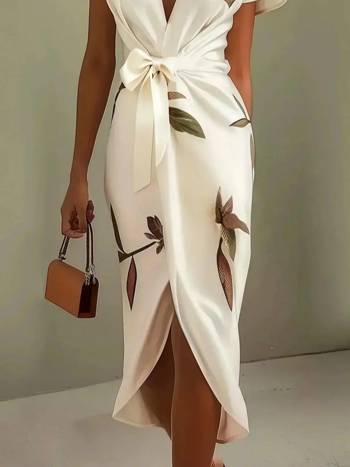 Amelina | Garden Wrap Summer Dress