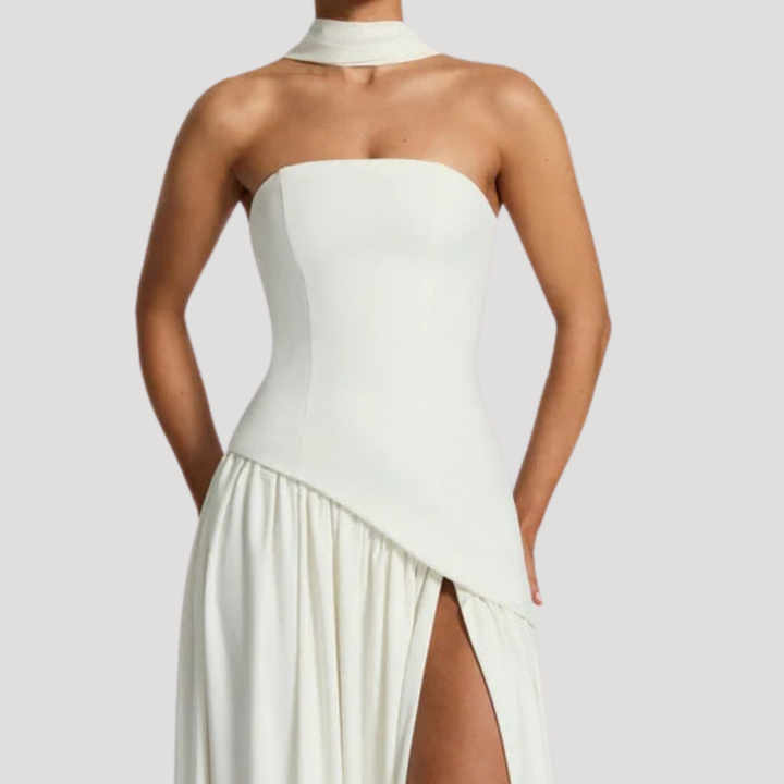 Aurelia | Sculpted Grace Maxi Dress