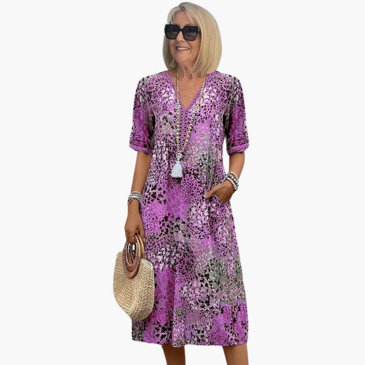 Elira | Soft Meadow Floral Dress