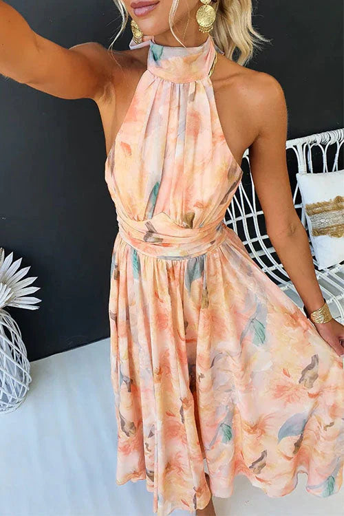 Seralina | Sunset Petals Floral Dress