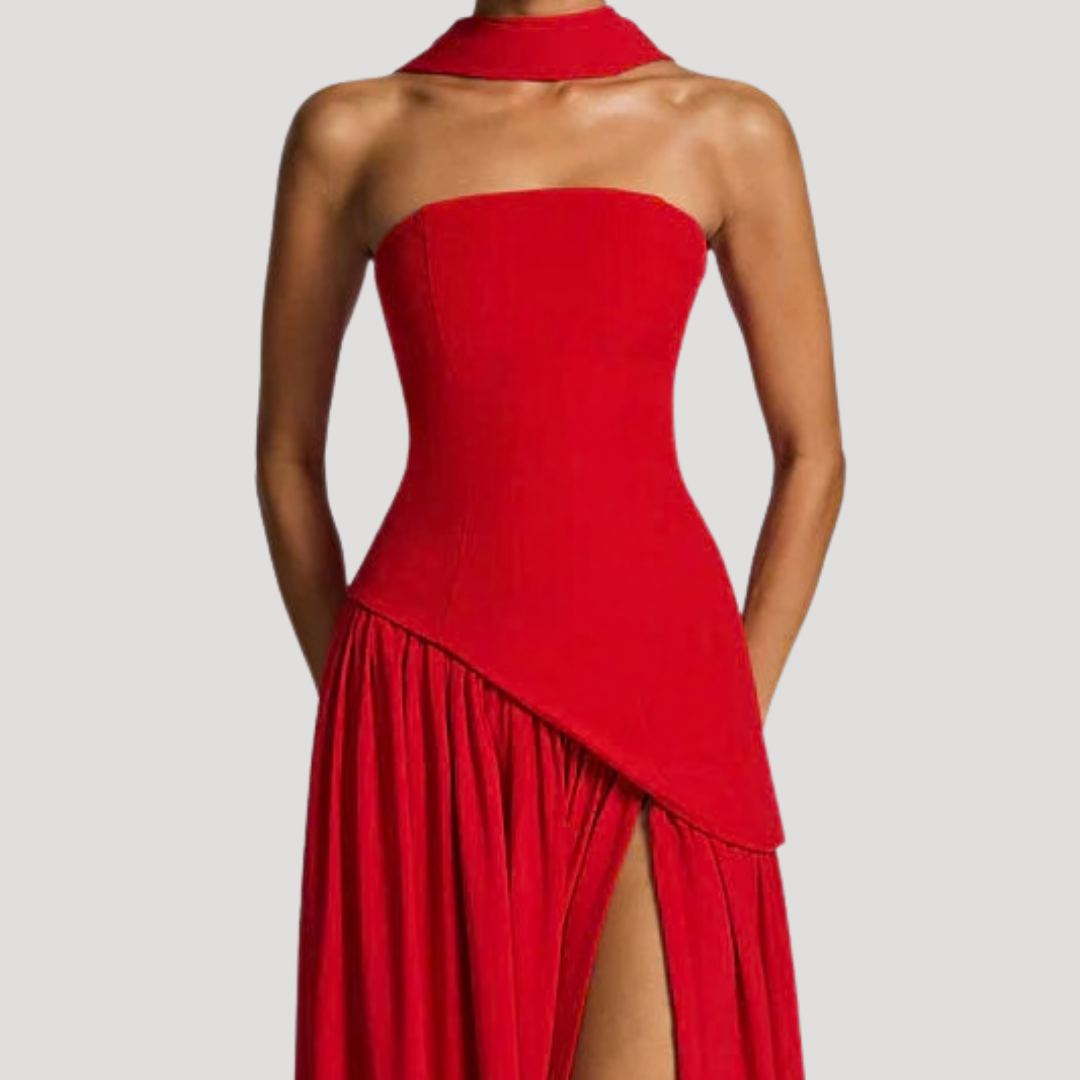 Aurelia | Sculpted Grace Maxi Dress