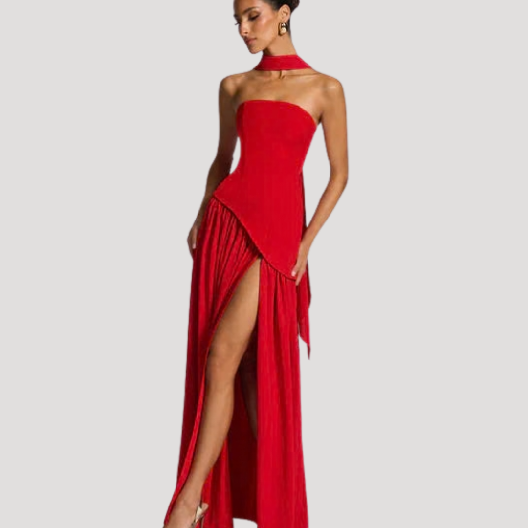 Aurelia | Sculpted Grace Maxi Dress