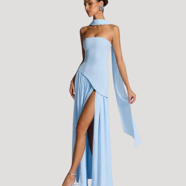 Aurelia | Sculpted Grace Maxi Dress