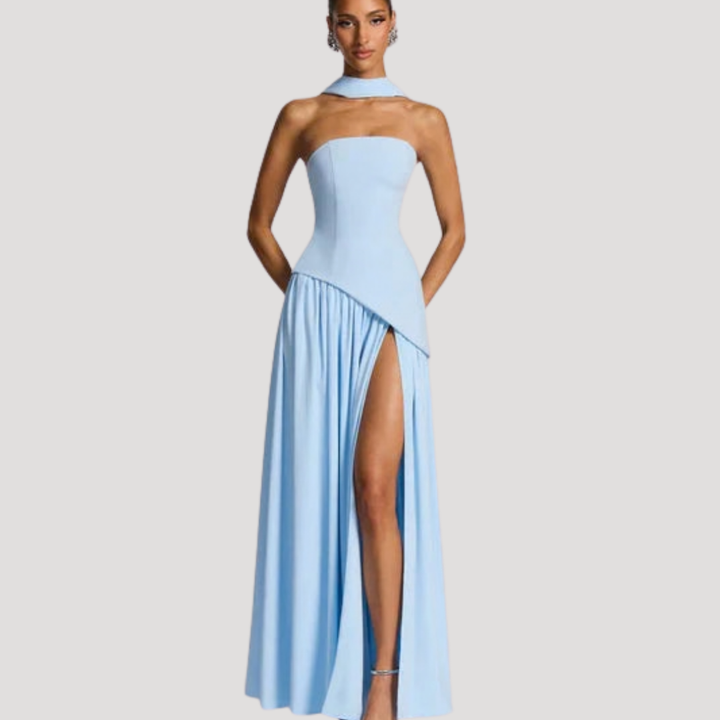 Aurelia | Sculpted Grace Maxi Dress