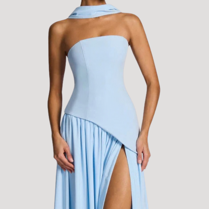 Aurelia | Sculpted Grace Maxi Dress