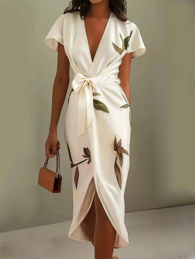 Amelina | Garden Wrap Summer Dress