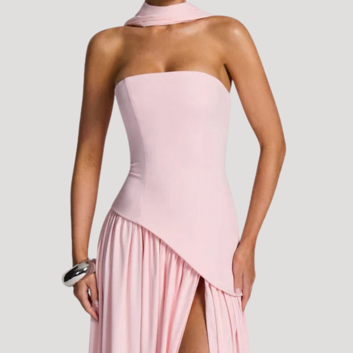 Aurelia | Sculpted Grace Maxi Dress