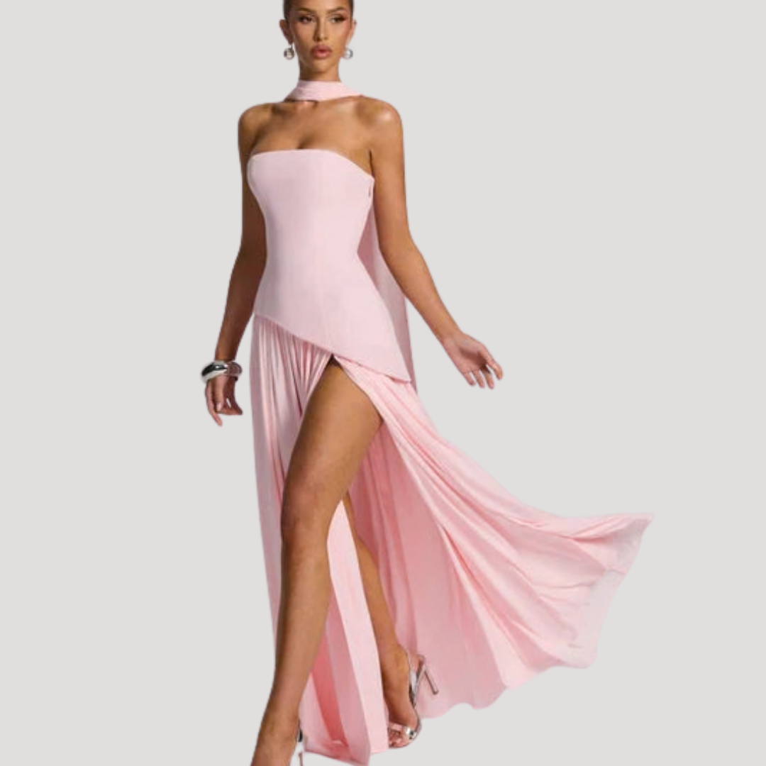 Aurelia | Sculpted Grace Maxi Dress