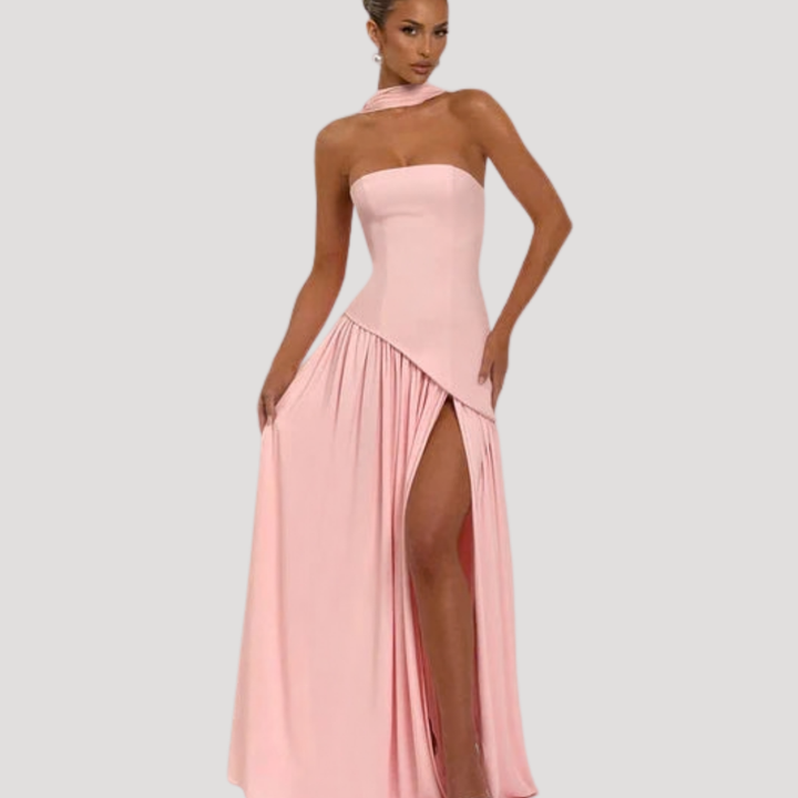 Aurelia | Sculpted Grace Maxi Dress