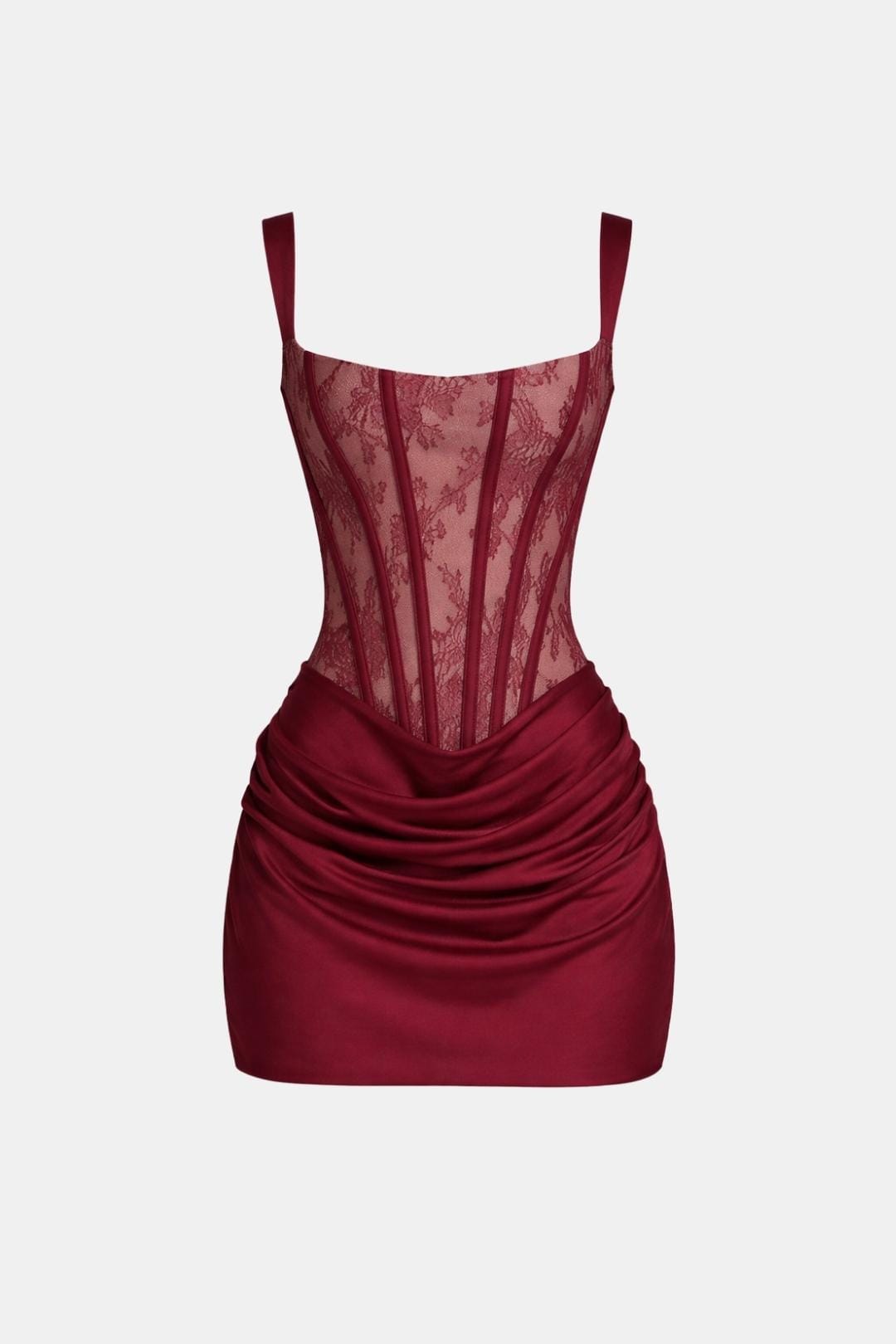Clara | Satin Sculpt Mini Dress