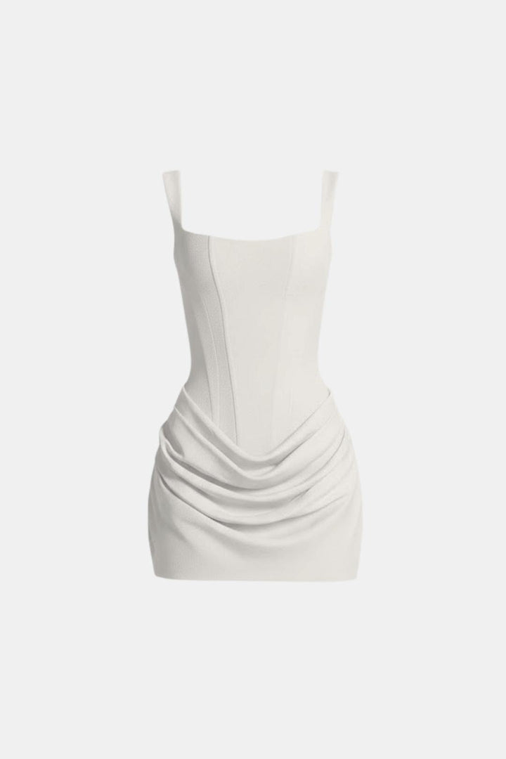 Clara | Satin Sculpt Mini Dress