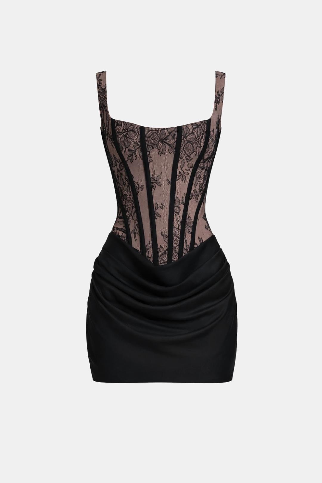 Clara | Satin Sculpt Mini Dress