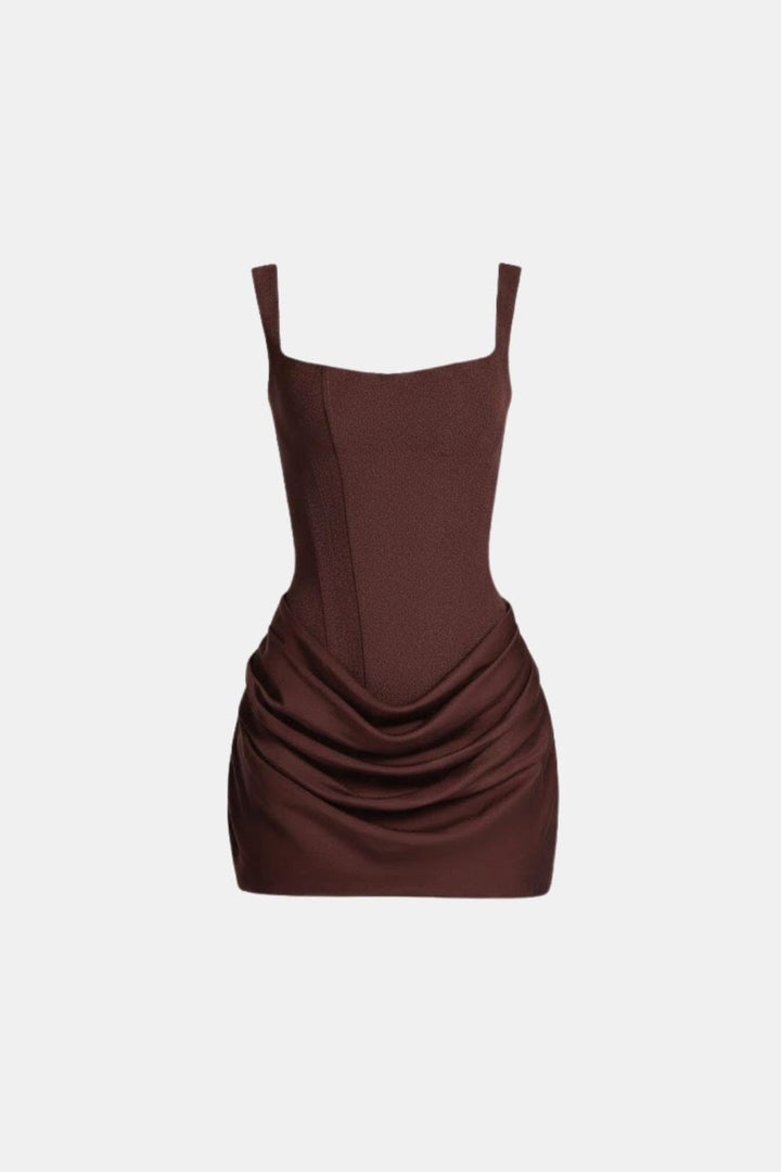 Clara | Satin Sculpt Mini Dress