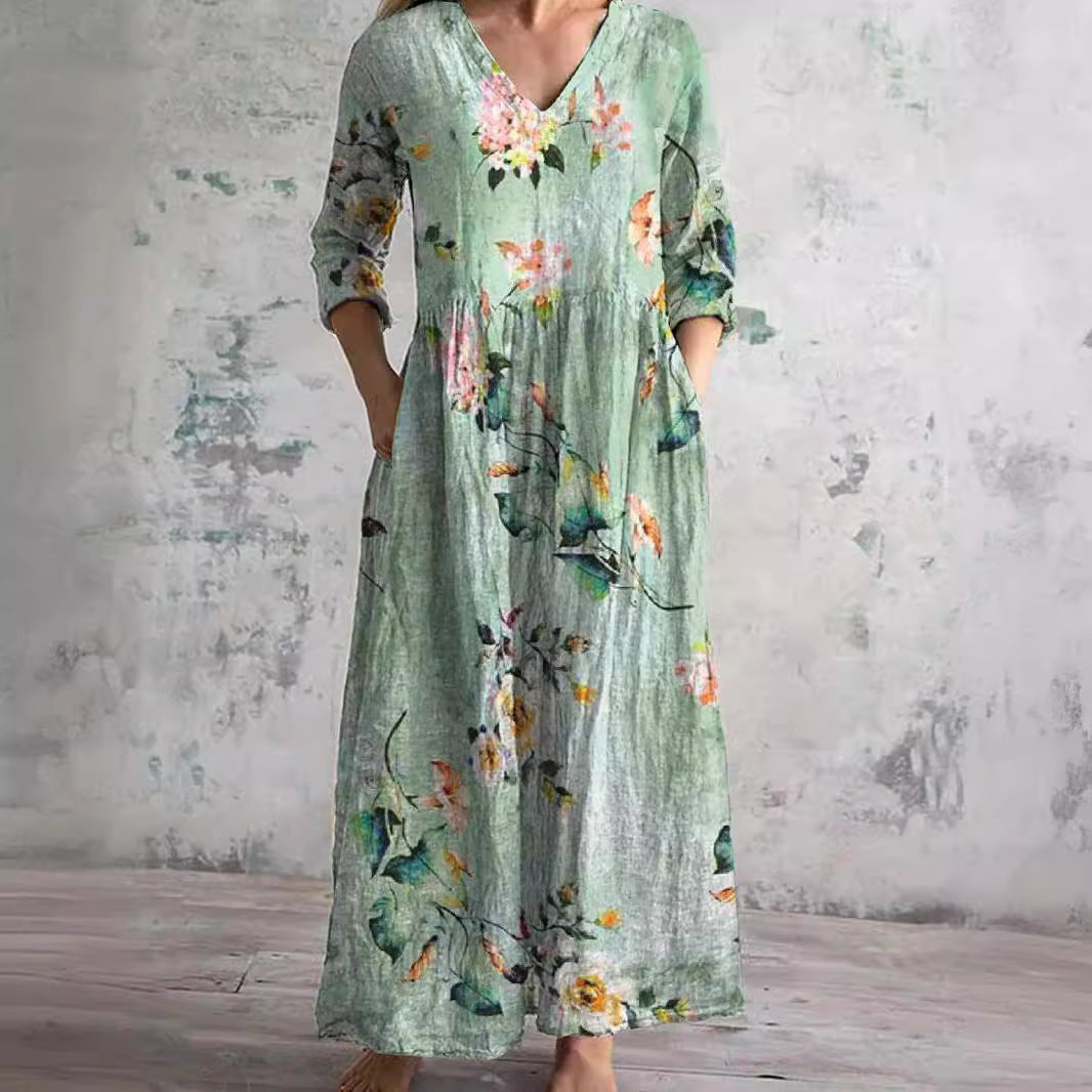Elanira | Sunlit Petal Floral Dress