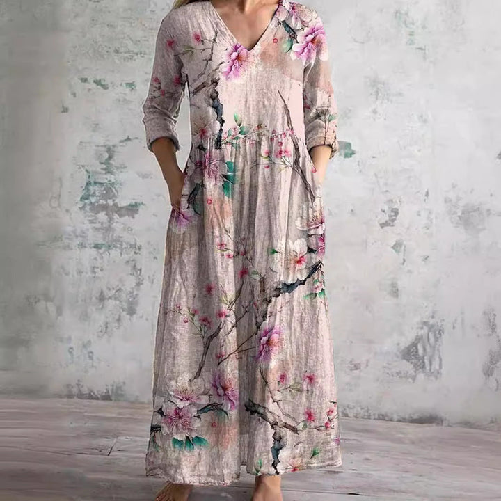 Elanira | Sunlit Petal Floral Dress