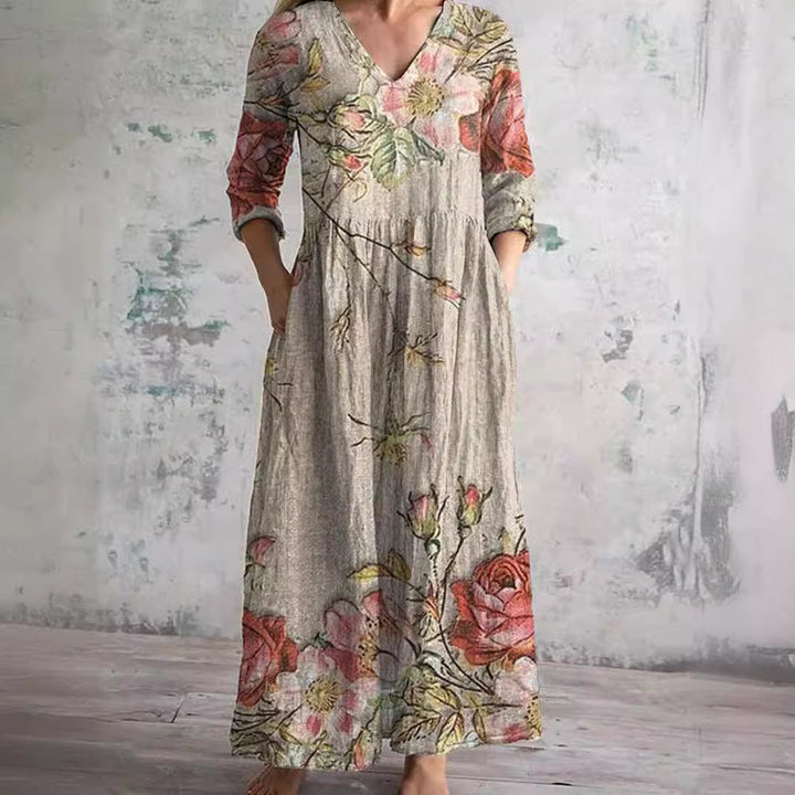 Elanira | Sunlit Petal Floral Dress