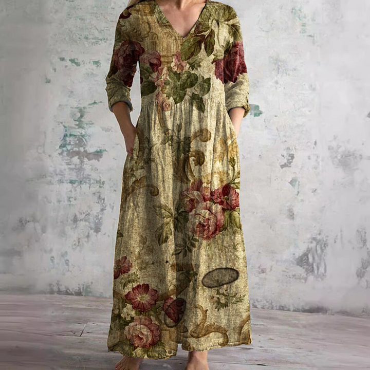Elanira | Sunlit Petal Floral Dress