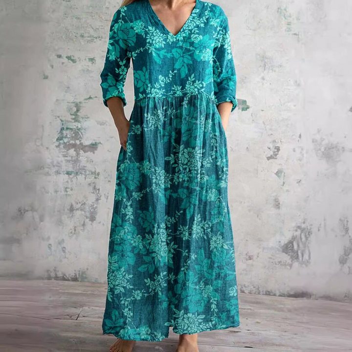Elanira | Sunlit Petal Floral Dress