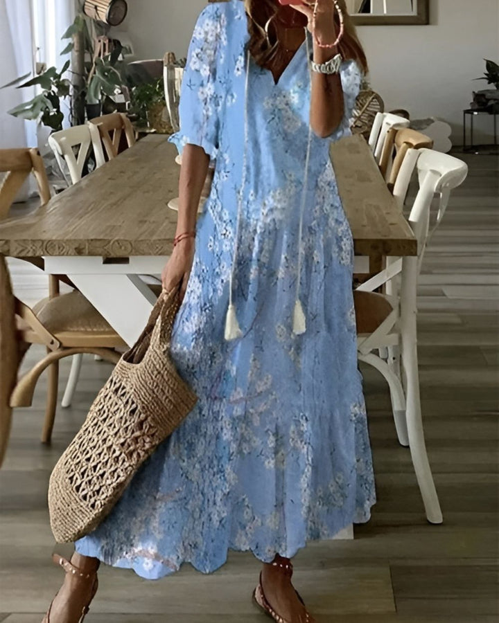 Soraya | Sunset Drift Maxi Dress