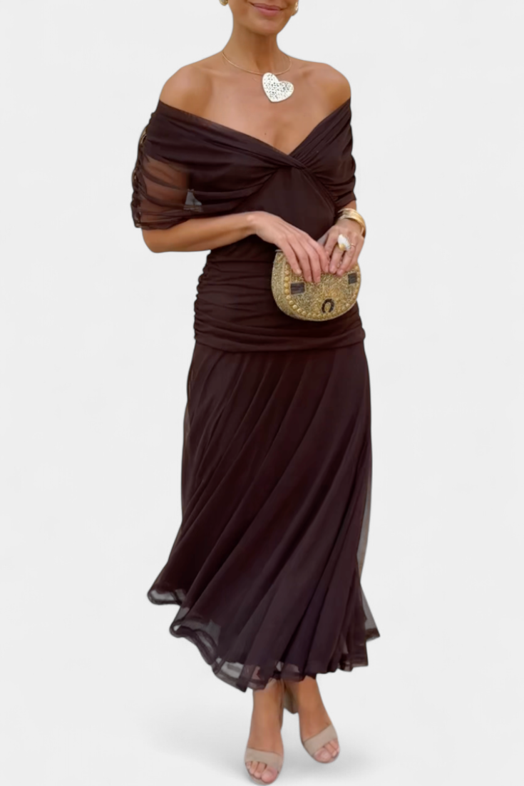 Hana | Sunset Drape Summer Dress