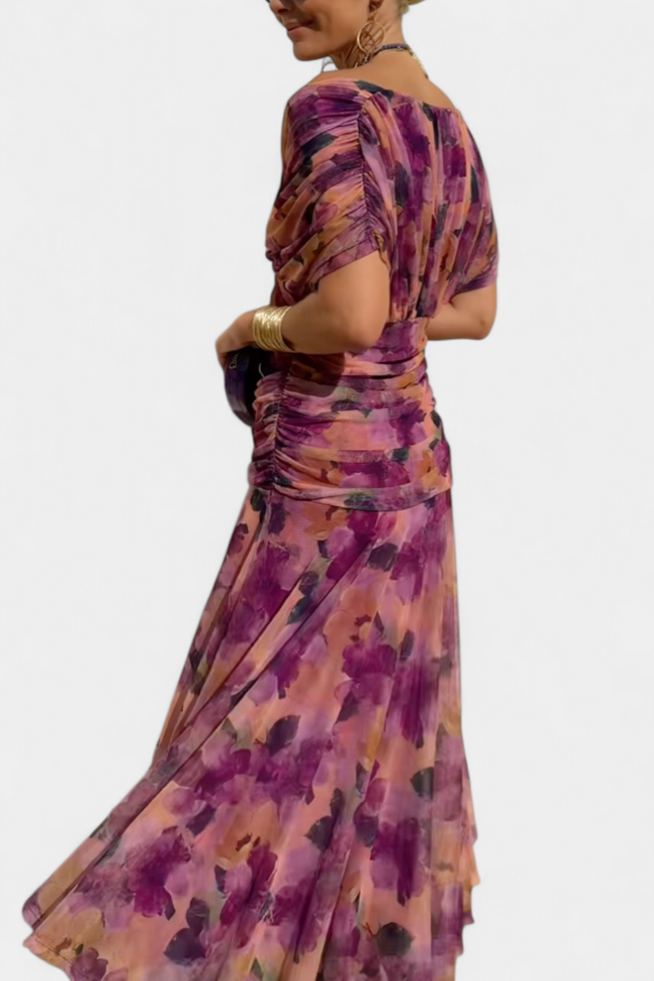Hana | Sunset Drape Summer Dress