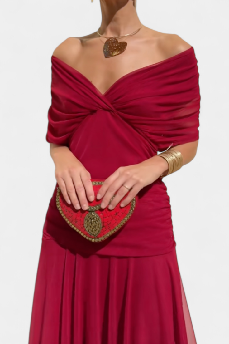 Hana | Sunset Drape Summer Dress
