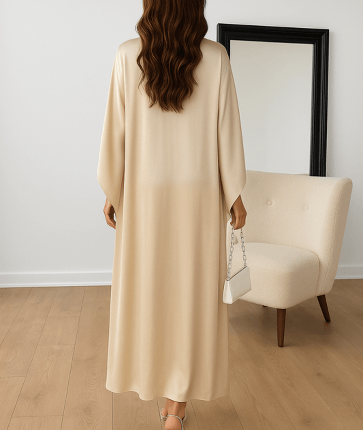 Nora | Plum Drape Maxi Dress