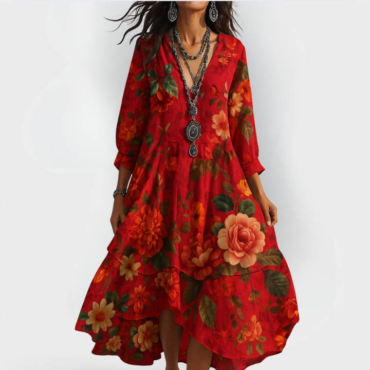 Carmen | Petal Breeze Summer Dress