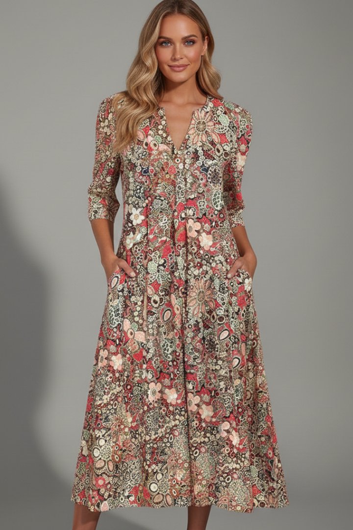 Elaria | Soft Movement Floral Dress