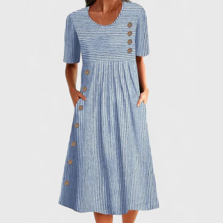 Mirabelle | Coastal Lines Summer Dress