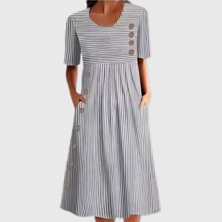 Mirabelle | Coastal Lines Summer Dress