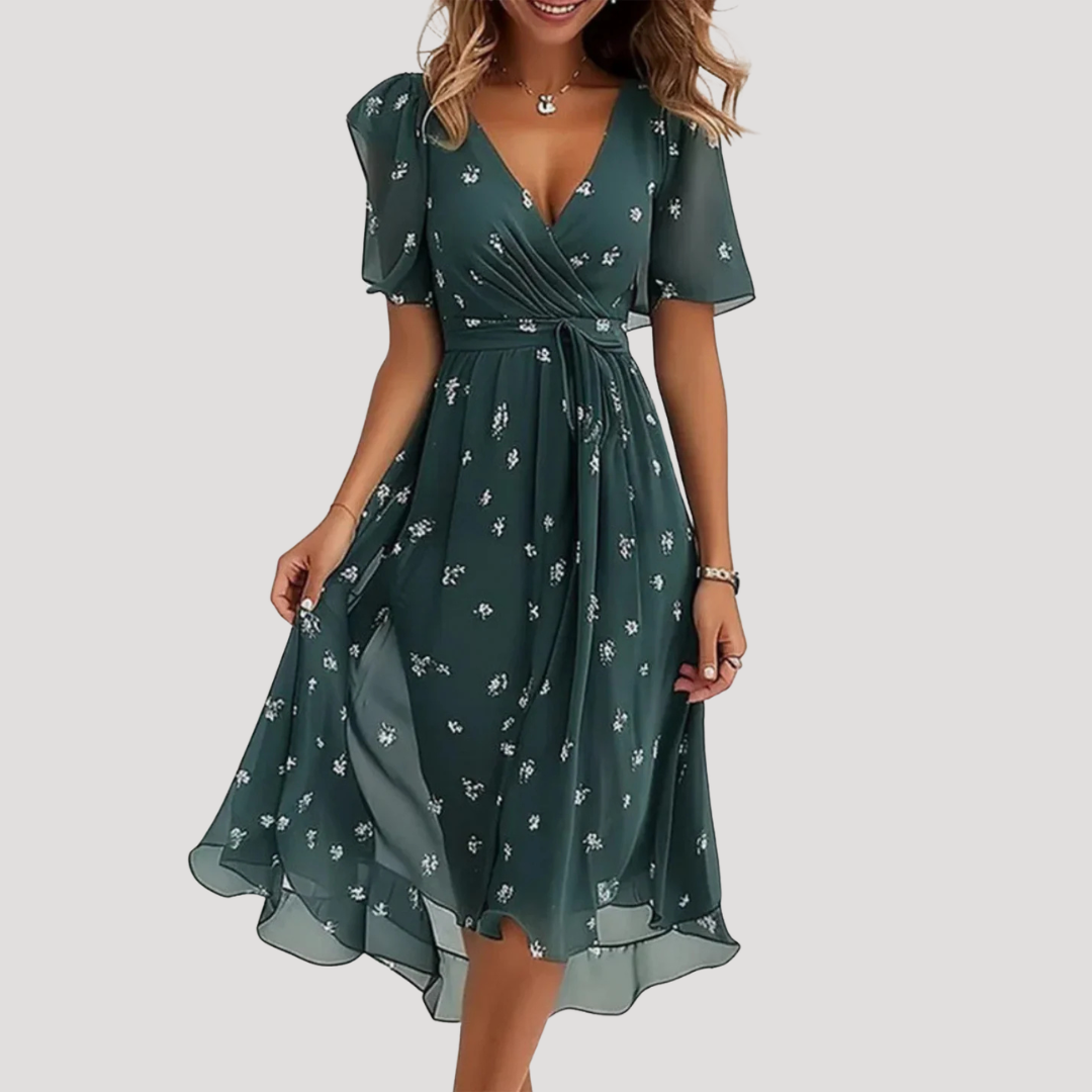 Seraphine | Soft Bloom Floral Dress