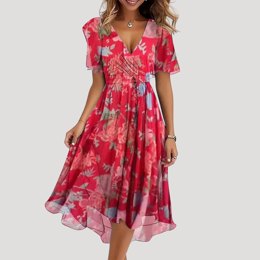Seraphine | Soft Bloom Floral Dress