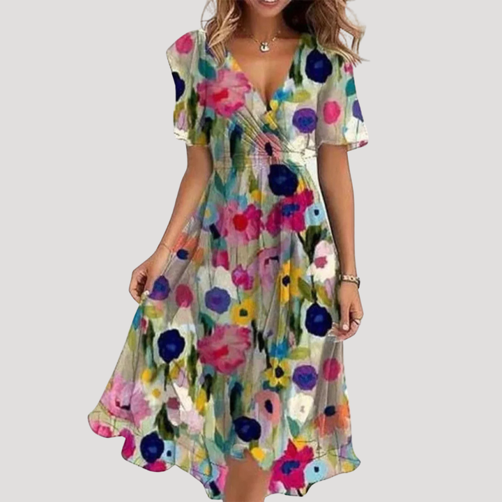 Seraphine | Soft Bloom Floral Dress