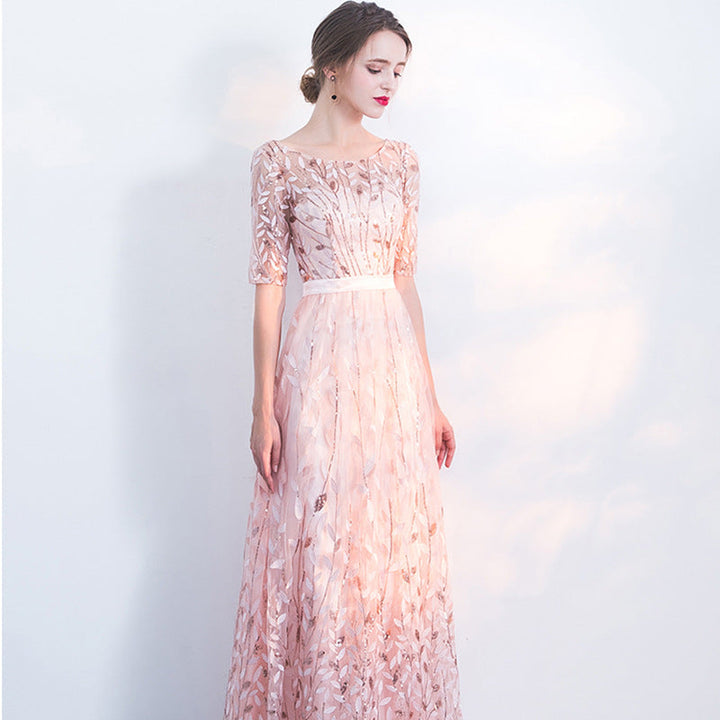 Lucia | Blush Aura Summer Dress