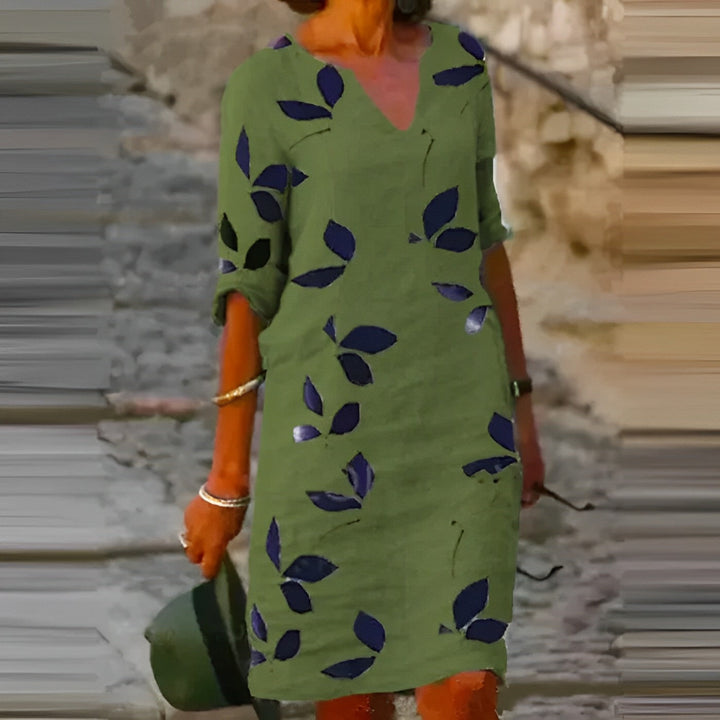 Leila | Olive Breeze Summer Dress