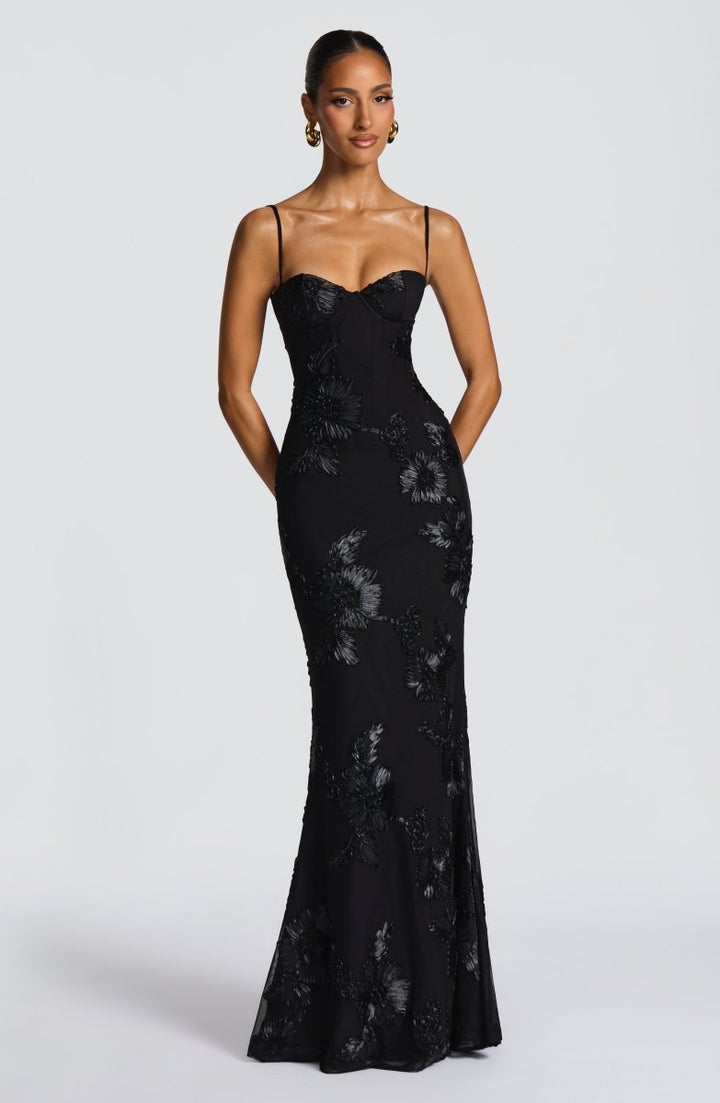Amira | Midnight Muse Maxi Dress